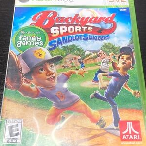 Microsoft Xbox 360 Backyard Sports Sandlot Sluggers - Green and Blue
